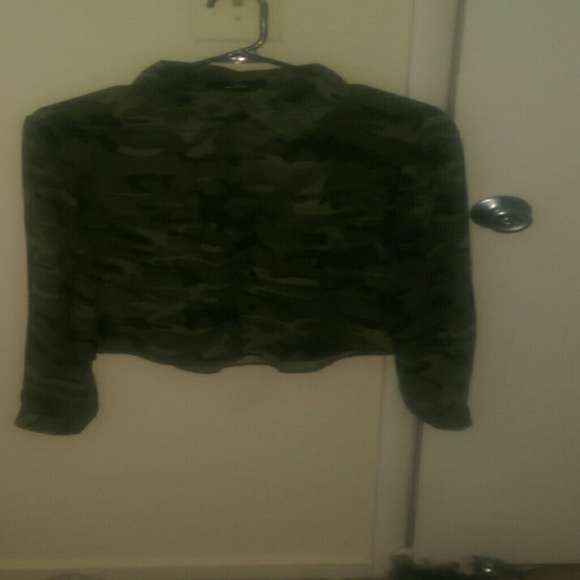 Sheer camo long sleeve