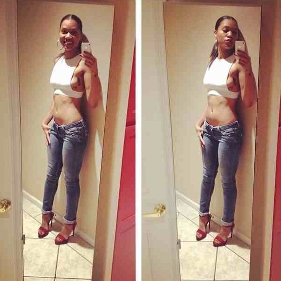 White Crop Top