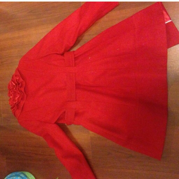 Jessica Simpson Red Coat - Picture 2 of 3