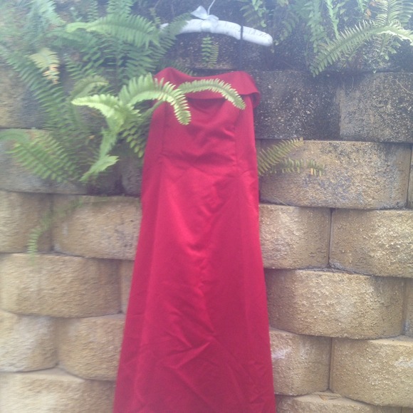 Lady in Red Gown - Picture 2 of 3