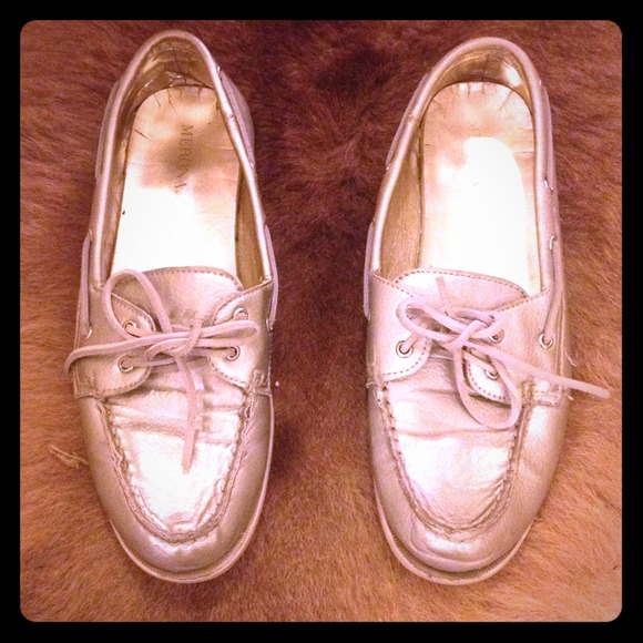Gold Loafers