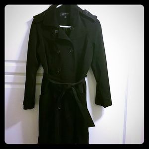 Black rain coat