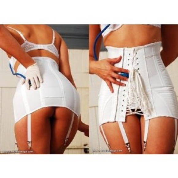 Bundle Vintage Girdle with plaid shorts