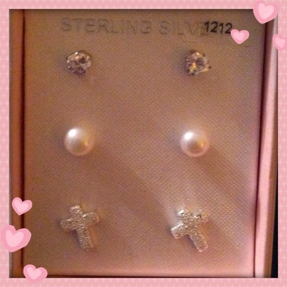 Sterling Silver children's earrings