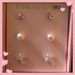 Sterling Silver children's earrings