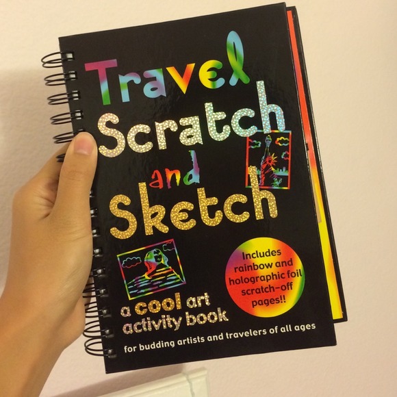 Scratch and sketch book