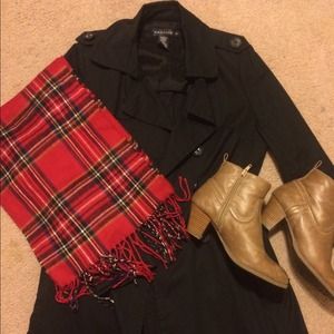 Black trench coat