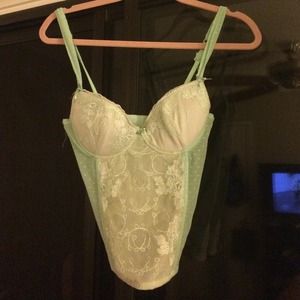 Mint bustier mermaid like