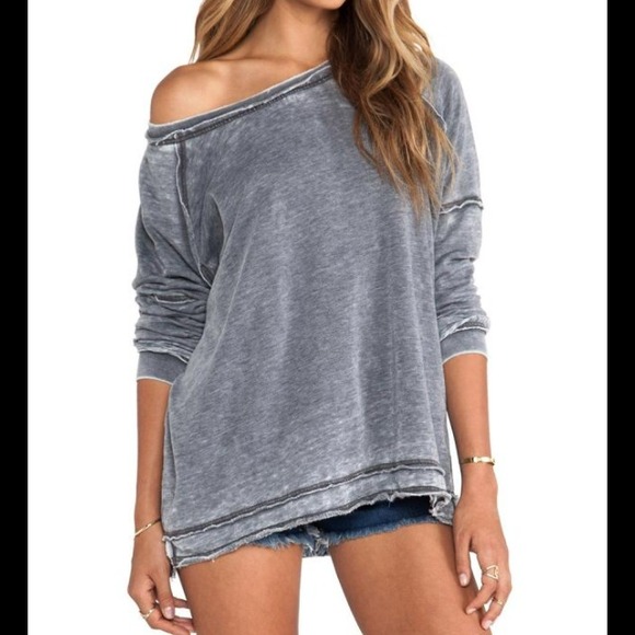 Free people never can tell pullover sweatshirt - Picture 2 of 4