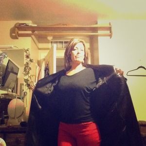 Wilsons Leather Trench Coat.