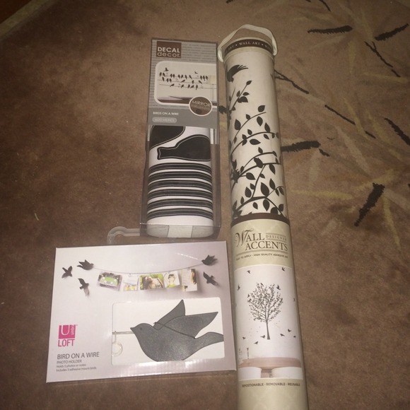 Room decor bird pattern set