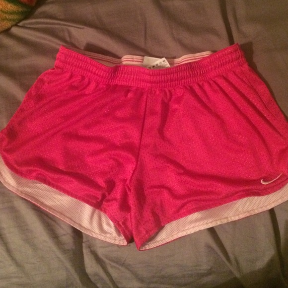 Pink Nike shorts