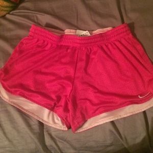 Pink Nike shorts
