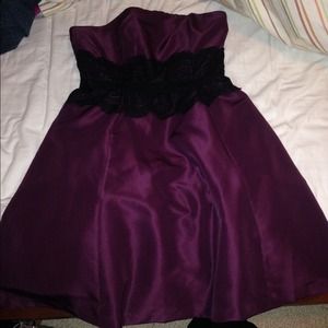 Short purple dress