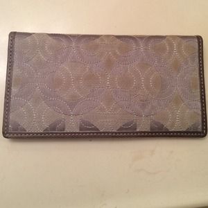 Coach checkbook holder!