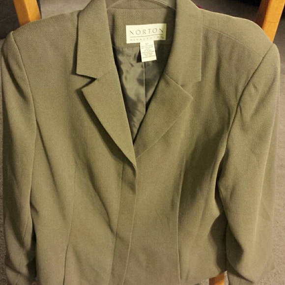 Woman's olive green blazer