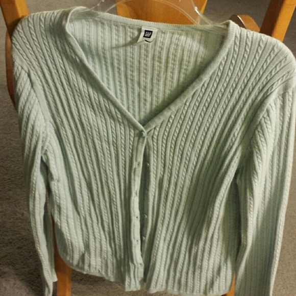 Powder blue gap cardigan