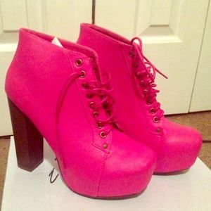 Hot Pink Booties