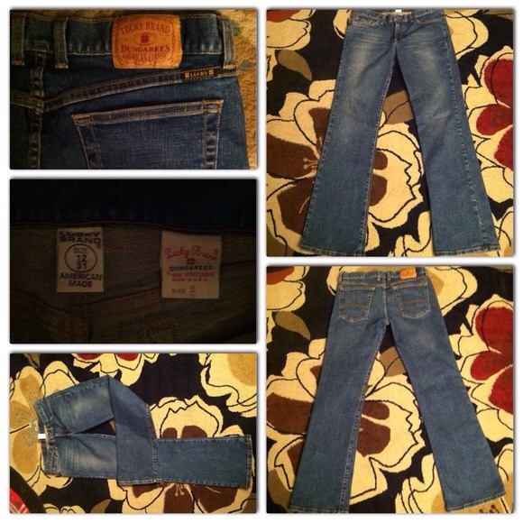 Lucky Brand Dungarees American Classic W 12 --L31
