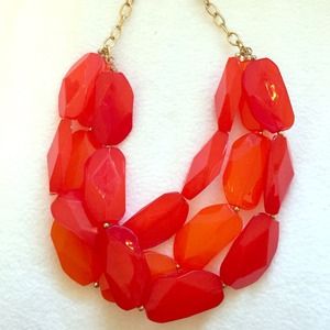 Red beaded necklace