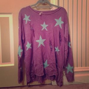Long sleeve star shirt. Brand is rehab.