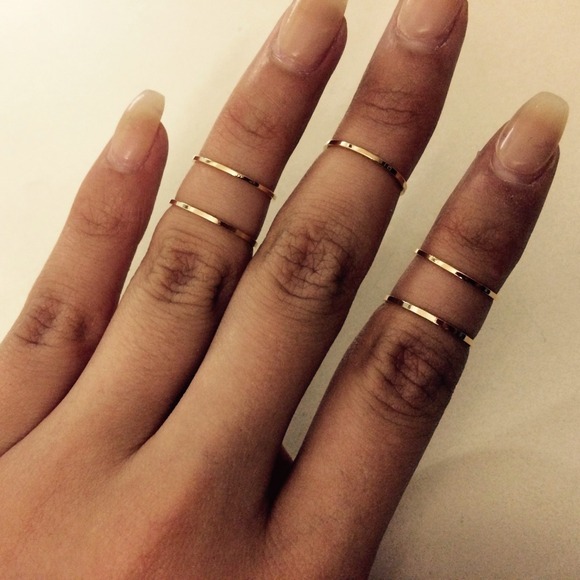 💍 (5) Midi Finger Rings 💍.
