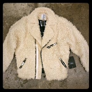 UNIF Poodle faux fur moto