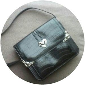 ♦Final Drop♦ Vintage Black Leather Crossbody