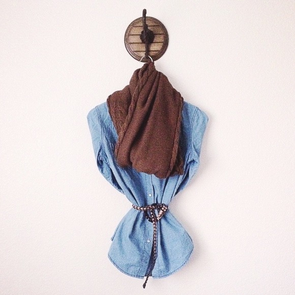 ❌SOLD❌NWOT Choco's Scarf - Picture 4 of 4