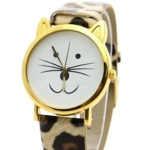 😸 Kitty Cat Leopard Print Watch 😸