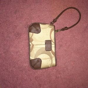Coach wristlet