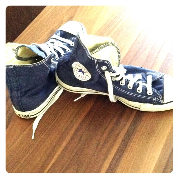 Navy Blue Converse All Star