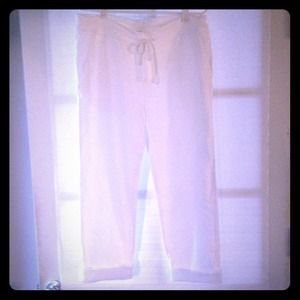 White James Perse cotton pants
