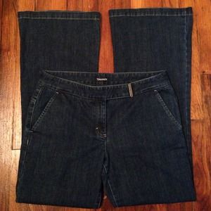 NWOT Tahari Jeans - Wide Leg - Medium/Dark Wash