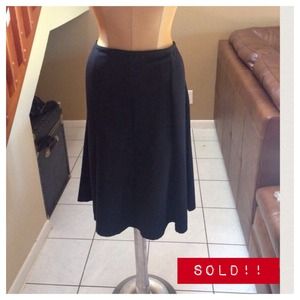 Black skirt - great fit and a little flare