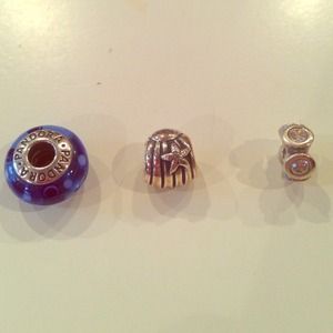 3 Pandora Charms