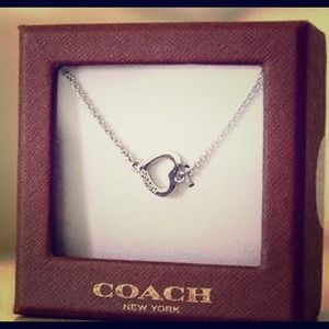 Coach Heart Necklace 💕