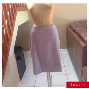 Grey pencil skirt