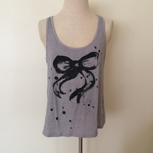 Hot Topic Tops - ❌SOLD❌paint splatter bow tank