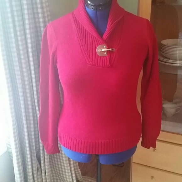 Red sweater