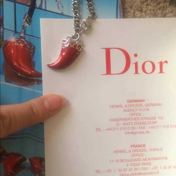 Christian Dior 2005 , chili bracelet and charm. - Picture 4 of 4