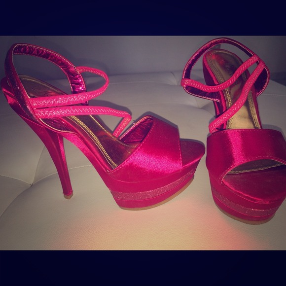 Steal the night in fushia heels.