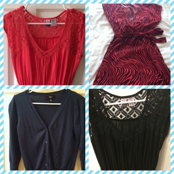 🎁BUNDLE: 3 dresses and 1 cardigan🎁