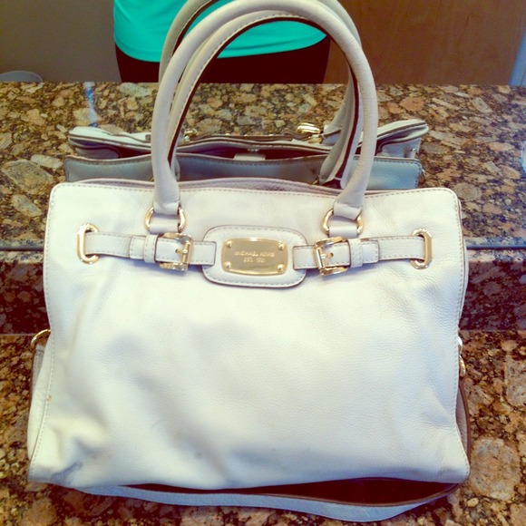Michael Kors Hamilton Tote (Cream) 