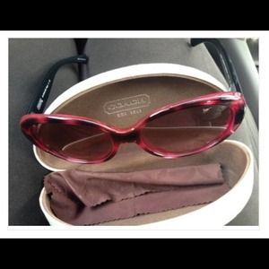 Authentic Coach sunglasses(pink)