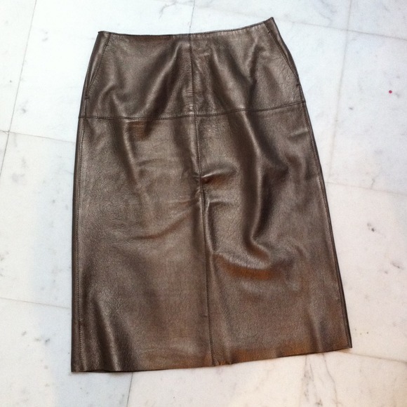 Leather J. Crew skirt! Flash Sale!