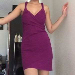 Sexy Purple mini dress