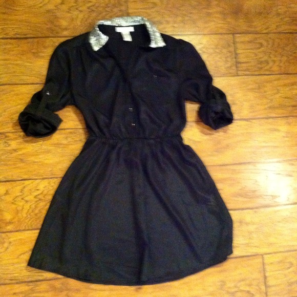 BUNDLE: Blck dress, sequin top, peplum jacket