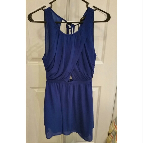 LF Blue Summer Dress NWT