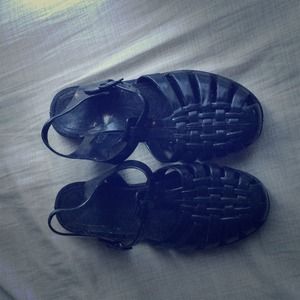 Jelly sandals!!!